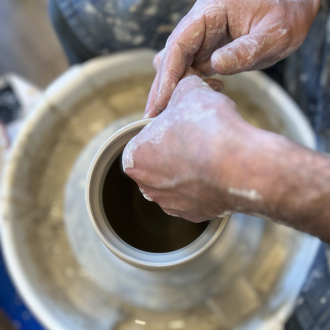 Poterie au tour