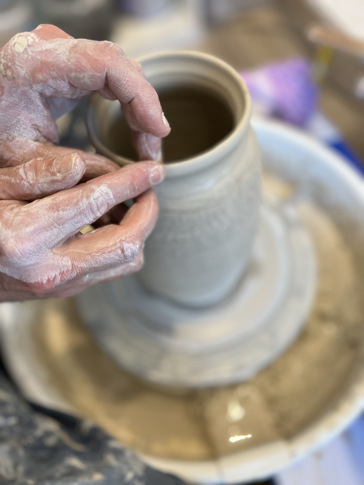 Poterie au tour